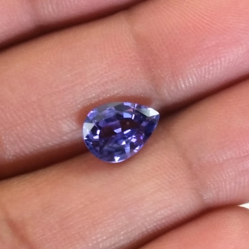Ceylon Violet Sapphire Pear Shape  9.5x7.1mm Approximately 2.36 Carat*