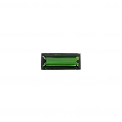 Chrome Tourmaline Emerald Cut Baguette 16.7x7.2mm Single Piece 5.45 Carat