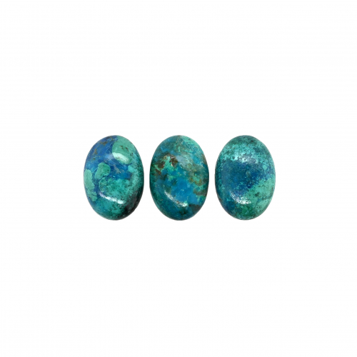 Chrysocolla Cab Oval 14x10x4mm Approximately 15 Carat.