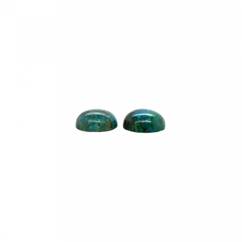 Chrysocolla Cab Round 14mm Approximately 16 Carat.