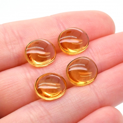 Citrine Double Cab Oval 11x9.5mm Approximately 12 Carat