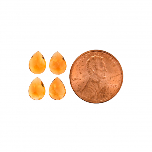Citrine Pear Shape 8x6mm Approximately 4.21 Carat