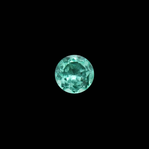 Colombian Emerald Round 6.5mm Single Piece 0.98 Carat