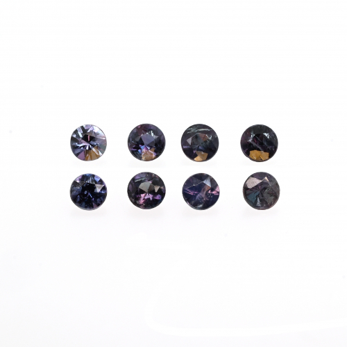 Color Change Alexandrite Round 2mm Approximately 0.25 Carat