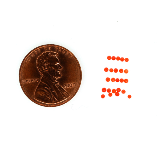 Coral Cab Round 1mm Approximately 0.32 Carat