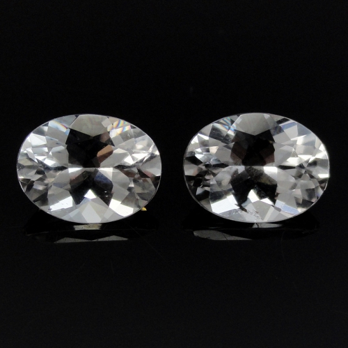Danburite Oval 9x7mm Matched Pair Approximately 3.5 Carat
