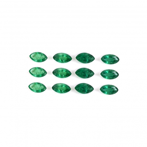 Emerald Marquise Shape 4x2mm  Approximately 1.45 Carat