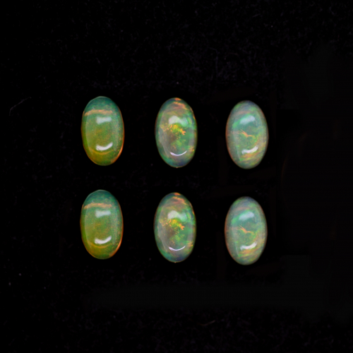 Ethiopian Opal Cab Oval  5x3mm Approximately 0.93 Carat