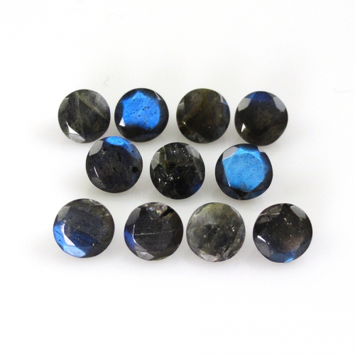 Faceted Labradorite Round 5mm Approximately 5 Carat