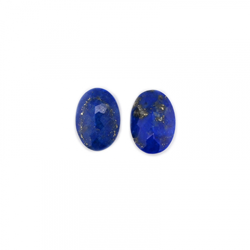 Faceted Lapis Oval 14x10mm Approximately 10 Carat