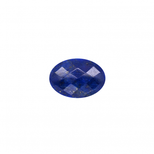 Faceted Lapis Oval 16x12mm Approximately 7 Carat