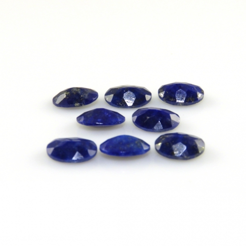 Faceted Lapis Oval 7x5mm Approximately 5 Carat