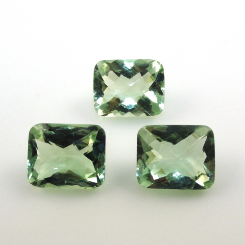 Green Amethyst (prasiolite) Emerald Cut 11x9mm Approximately 11 Carat