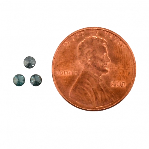 Green Diamond Round 2.8mm Approximately 0.25 Carat