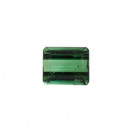 Green Tourmaline Emerald Cut 9.8x8mm Single Piece 4.08 Carat