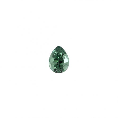 Green Tourmaline Pear Shape 6.8x5mm Single Piece 0.77 Carat