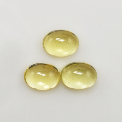 Heliodor Cab Oval  8x6mm Approximately 3 Carat