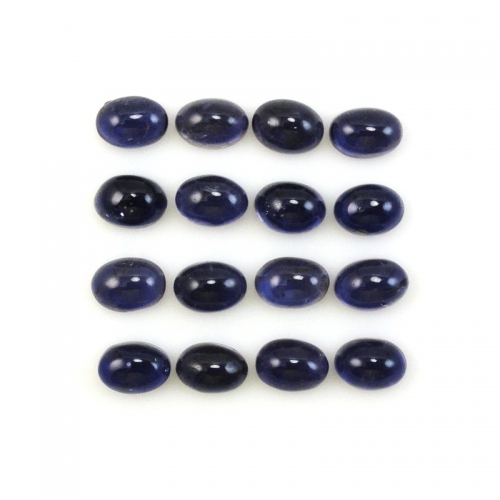 Iolite Cab Oval 7X5mm Approximately 15 Carat