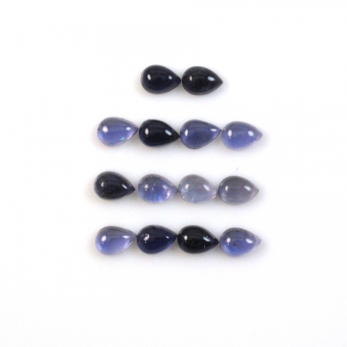 Iolite Cab Pear Shape 7X5mm Approximately 10 Carat