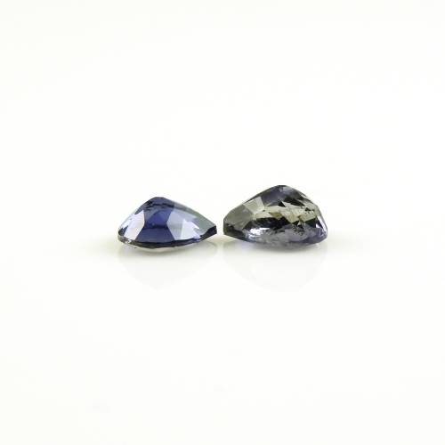 Iolite Pear Shape 8x6mm Matching Pair Approximately 1.76 Carat