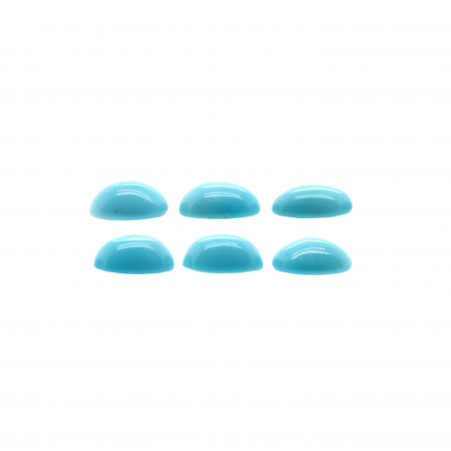 Kingman Turquoise Cab Oval 8x6mm Approximately 5 Carat