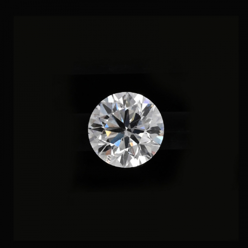 Lab Grown Diamond Round 6.58x6.6mm Single Piece Approximately 1.09 Carat