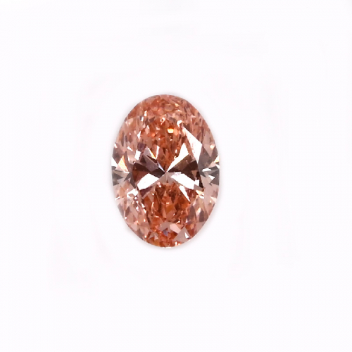 Lab Grown Pink Diamond Oval 7.38x5.5x3.40mm Single Piece Approximately 1.01 Carat