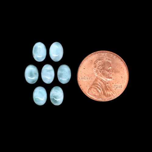LARIMAR CABS OVAL 7X5MM APPROXIMATELY 6 CARAT