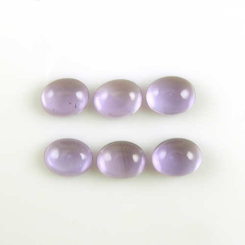 Lavender Amethyst Cabs Oval 9x7mm Approximately 10 Carat