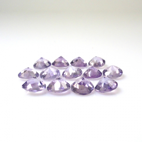 Lavender Amethyst Round 6mm Approximately 9 Carat