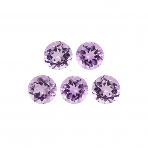 Lavender Amethyst Round 8mm Approximately 9 Carat