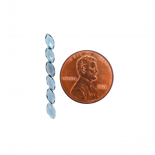 London Blue Topaz Marquise 6x3mm Approximately 1.60 Carat