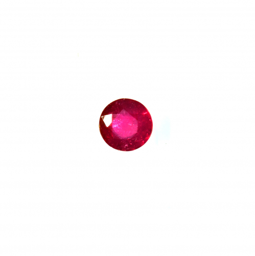 Madagascar Ruby 5mm Single Piece With Approximately 0.66 Carat