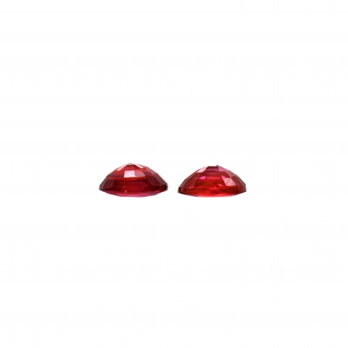 Madagascar Ruby 7x5mm Matching Pair Approximately 2 Carat