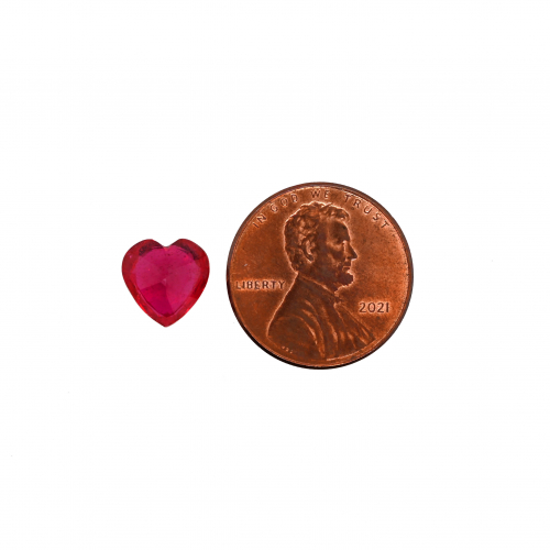 Madagascar Ruby Heart Shape 9mm Single Piece Approximately 3.50 Carat
