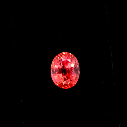 Natural Padparadscha Sapphire Oval 7.2 X 3.88mm  Approximately 1.56 Carat