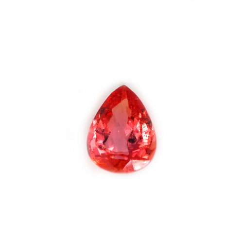 Natural Padparadscha Sapphire Pear Shape 7.9 X 5.9mm Approximately 1.33 Carat