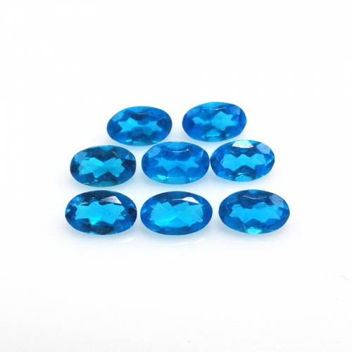 Neon Apatite Oval 5X3mm Approximately1 Carat