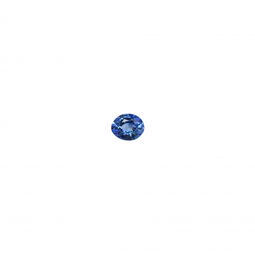 Nigerian Blue Sapphire Oval 5.6x4.6mm Single Piece 0.63 Carat