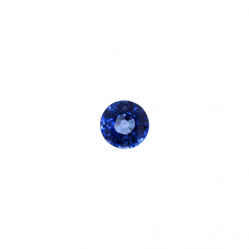 Nigerian Blue Sapphire Round 8.3mm Single Piece Approximately 3.03 Carat