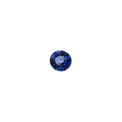 Nigerian Blue Sapphire Round 8mm Single Piece Approximately 2.47 Carat