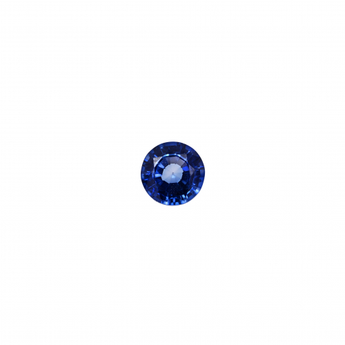 Nigerian Blue Sapphire Round 9mm Single Piece Approximately 3.63 Carat
