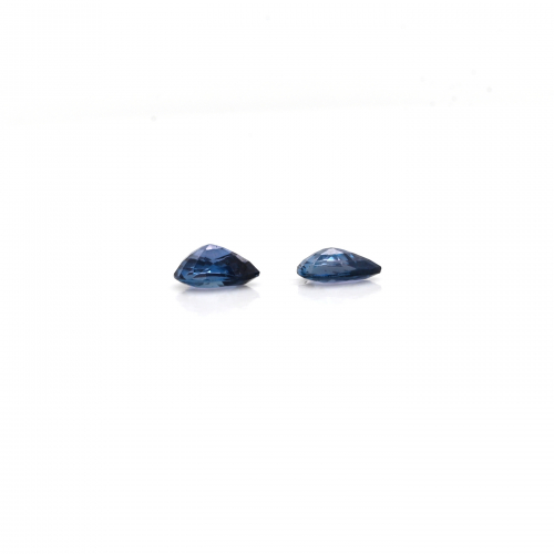 Nigerian Teal Sapphire Pear Shape 5x4mm Matching Pair Approximately 0.70 Carat