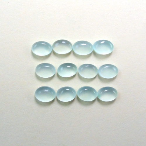 Peruvian Chalcedony Cab Oval 7x5mm Approximately 10 Carat