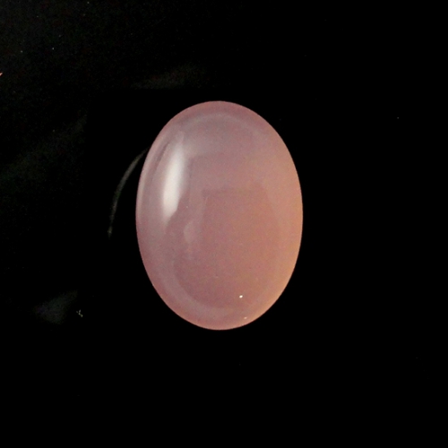 Pink Chalcedony Cab Oval 18x13mm Single Piece Approximately 11 Carat.