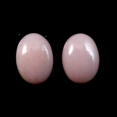 Pink Opal Cab Oval 18x13x6mm Matching Pair Approximately 15 Carat