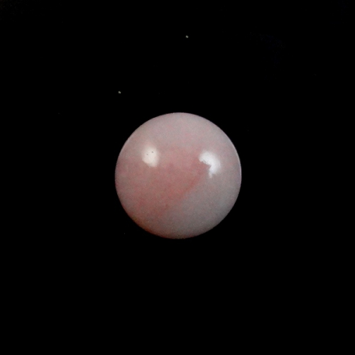 Pink Opal Cab Round 16mm Single Piece Approximately 11 Carat