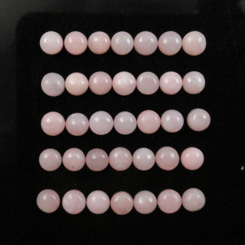Pink Opal Round 4mm Approximately 7 Carat