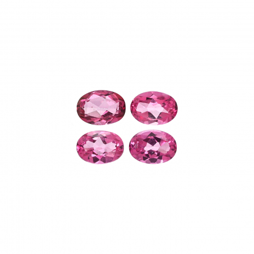 Pink Topaz Oval 7x5mm Approximately 3.63 Carat