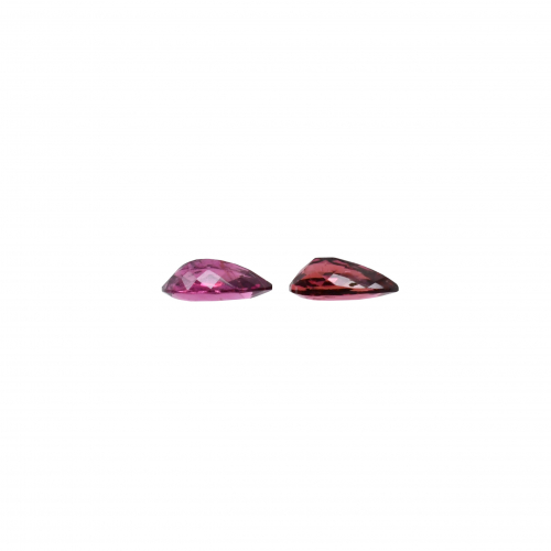 Pink Tourmaline Pear Shape 10.5x6mm Matching Pair 3.13 Carat